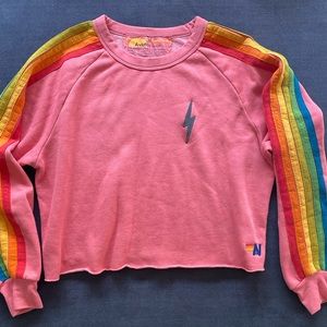 Aviator Nation Pink Sweatshirt Med